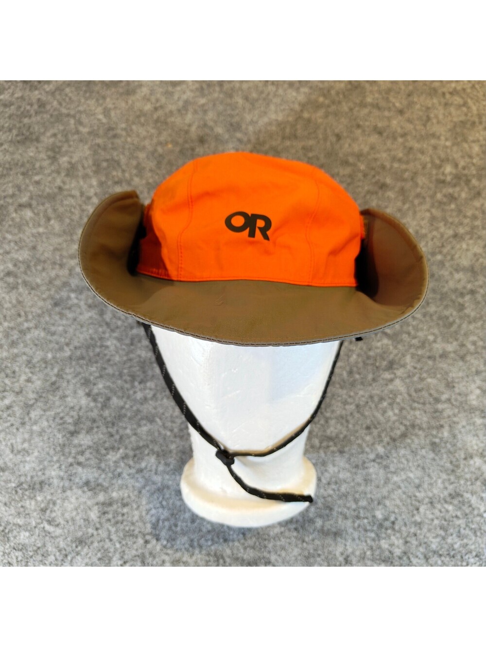 Outdoor Research Sun Runner Cap Hat Orange Brown Convertible Brim M/L